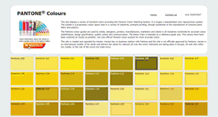 Desktop Screenshot of pantone-colours.com